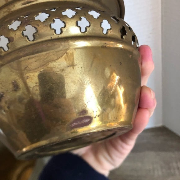 Vtg Solid Brass Indoor Planters - Picture 15 of 16